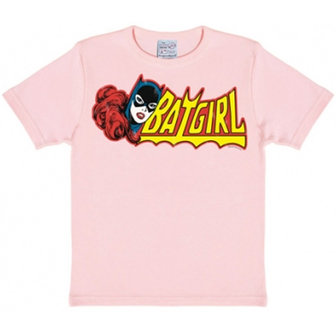Batgirl Logo DC Comics Kinder T-shirt roze