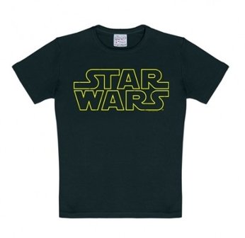 Star Wars - Logo- Zwart Kinder T-shirt 