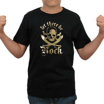 Let There Be Rock Kinder T-shirt zwart