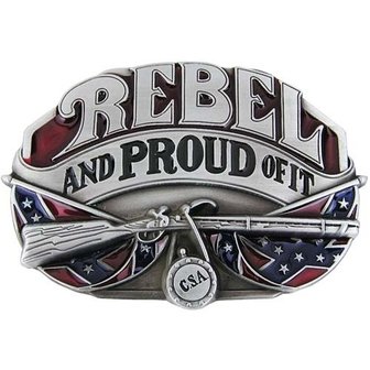 Rebel And Proud Of It Riem Buckle/Gesp