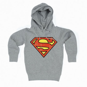 Superman Vintage Logo Sweater grijs