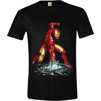 The Invincible Iron Man - Fist - Zwart Heren T-shirt 