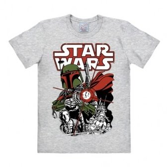 Star Wars Boba Fett Heren easy-fit T-shirt