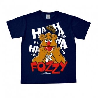 De Muppets - Fozzy - Heren Navy easy-fit T-shirt
