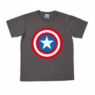 Captain America Shield Marvel Grijs Heren easy-fit T-shirt