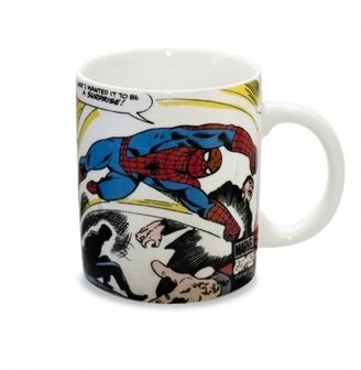 Spiderman - Fighting - Marvel Koffie Mok