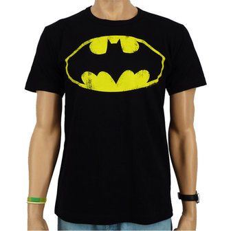 Batman-  Vintage Logo - DC Comics Zwart Heren T-shirt
