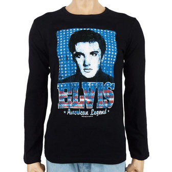 Elvis Presley American Legend Heren zwart Longsleeve shirt