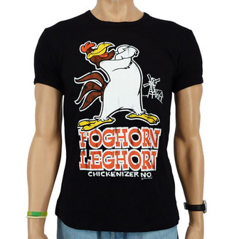 Looney Tunes J. Leghorn Heren Zwart slim-fit T-shirt