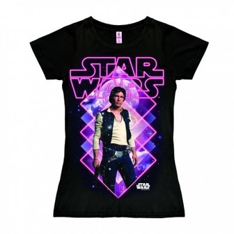 Star Wars San Holo Dames Zwart T-shirt