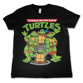 The Turtles - TMNT - Zwart Kinder T-shirt