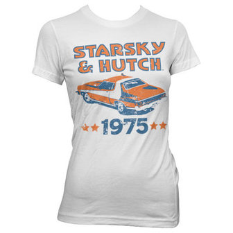 Starsky en Hutch - 1975 - Dames Wit T-shirt 