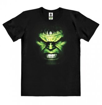 Hulk - Face - Marvel Zwart Heren easy-fit T-shirt