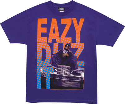 Eazy-E - Duz It - Hip Hop Paars Heren T-shirt 