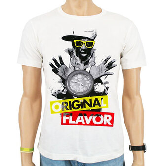 Flava Flav Original Flavor Hip Hop Heren Wit T-shirt 