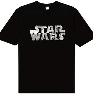Star Wars Logo Heren easy-fit T-shirt