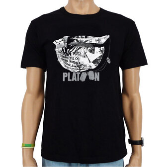 Platoon Helm Heren Vintage Zwart T-shirt 