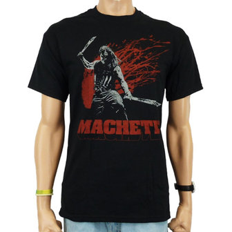 Machete They Just F*cked with the Wrong Mexican! Heren Zwart T-shirt