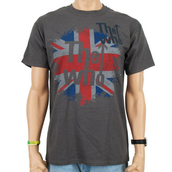 The Who Vintage Heren Grijs easy-fit t-shirt