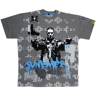 The Punisher - Extreme Sketch - Marvel Grijs Heren T-shirt