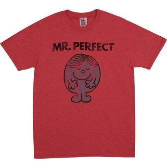 Mr. Perfect Vintage Heren Vintage Rood easy-fit T-shirt 