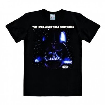 Star Wars - The Saga Continues - Heren Zwart easy-fit T-shirt