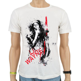 Lil Wayne - Pose - Rapper - Heren Wit T-shirt