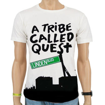 A Tribe Called Quest Linden Blvd Hip Hop Heren Wit T-shirt
