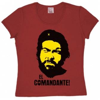 El Comandante! Dames Rood T-shirt