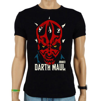 Star Wars Darth Maul Heren Zwart slim-fit T-shirt