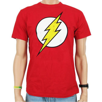 The Flash Vintage Logo DC Comics Heren easy-fit T-shirt rood