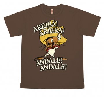 Looney Tunes - Arriba! Andale!-  Vintage Bruin Heren T-shirt