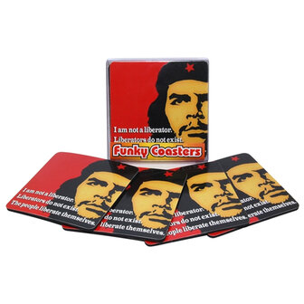 Che Guevara Onderzetters 4 stuks