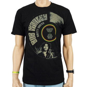 Bob Marley - Natty Dread Record - Zwart Heren slim-fit T-shirt 