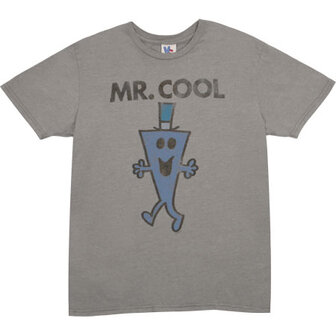 Mr. Cool Heren Vintage  Grijs easy-fit T-shirt 