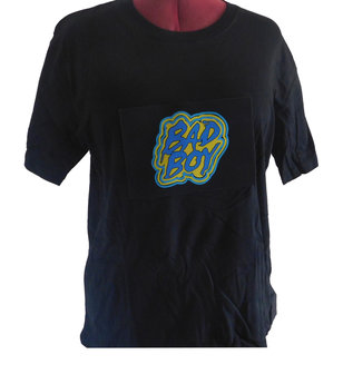 LED  T-Shirt- Bad boy - Easy Fit - Black