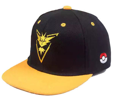 Pokemon go team Valor - Logo Zwart gele Pet