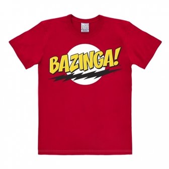 Bazinga - Big Bang Theory - T- Shirt Easy Fit - red