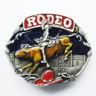 Western Rodeo Race Cowboy Riem Buckle/Gesp
