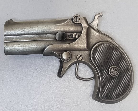 Vintage pistool as kleurige Riem Gesp/Buckle