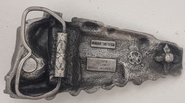 Train as kleurige Riem Gesp/Buckle