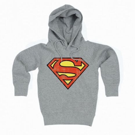 Superman Vintage Logo Sweater grijs Kids
