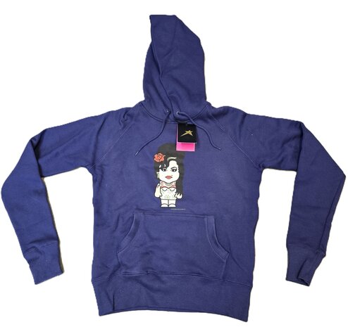 ToonStar Amy Winehouse Hoodie Blauw 