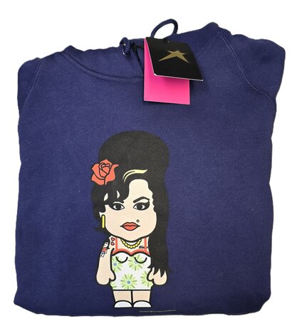 ToonStar Amy Winehouse Hoodie Blauw 