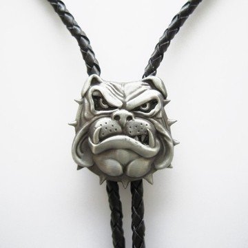 Britse Bull Dog - Bolo Tie Halsketting