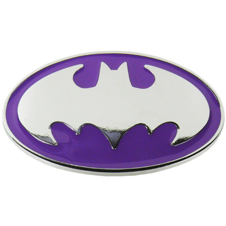 Batman - Logo - DC Comics - Paarse Riem Buckle/Gesp