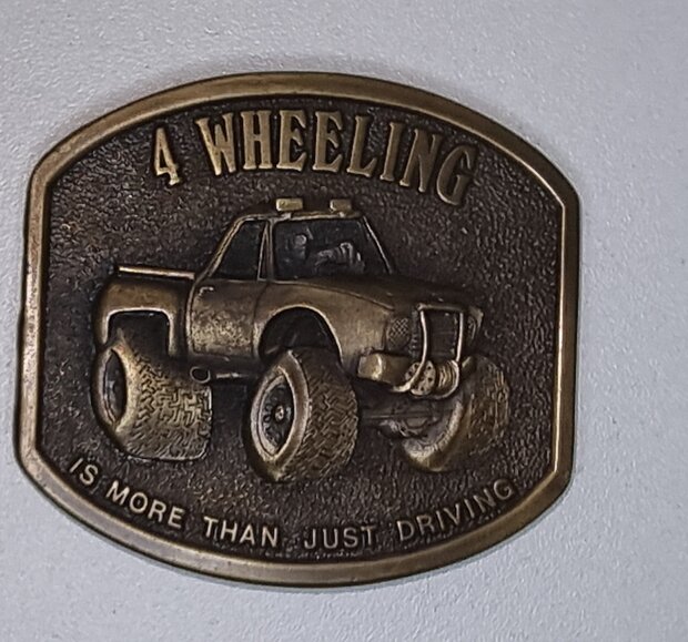 4 Wheels koper kleurige Riem Gesp/Buckle