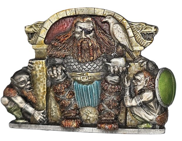 Viking Thor Gnome raaf Loki god Valhalla Buckle/Gesp