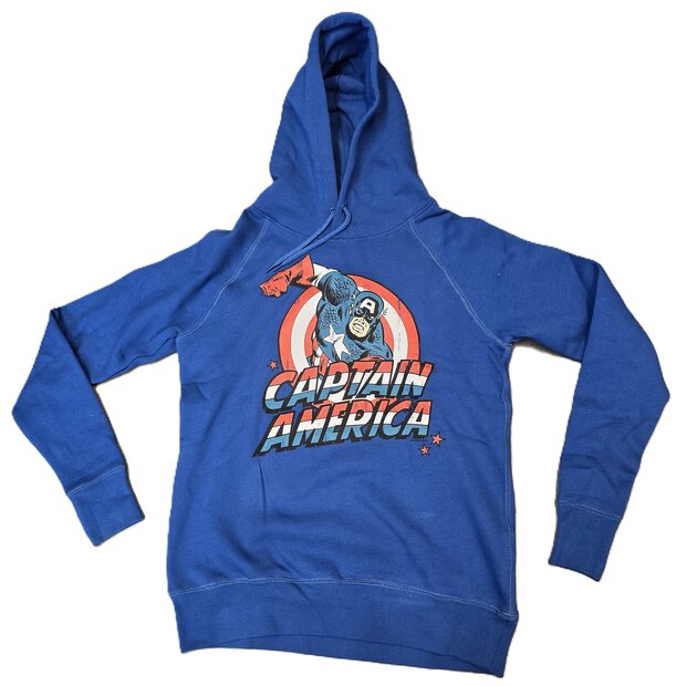 Captain America Hoodie Blauw 