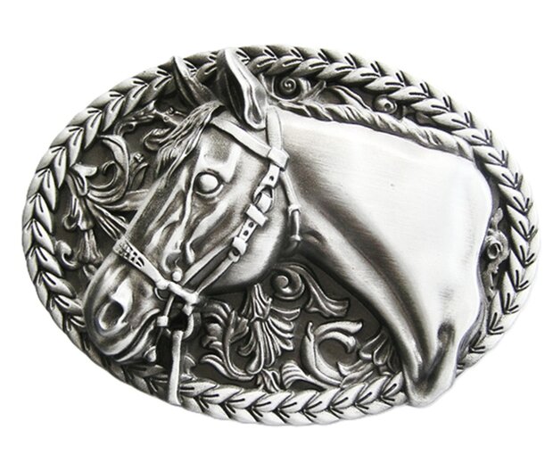 Paardenhoofd blanco Riem Buckle/Gesp